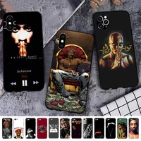 babaite rapper 2pac singer tupac phone case for iphone 11 12 13 mini pro xs max 8 7 6 6s plus x 5s se 2020 xr case