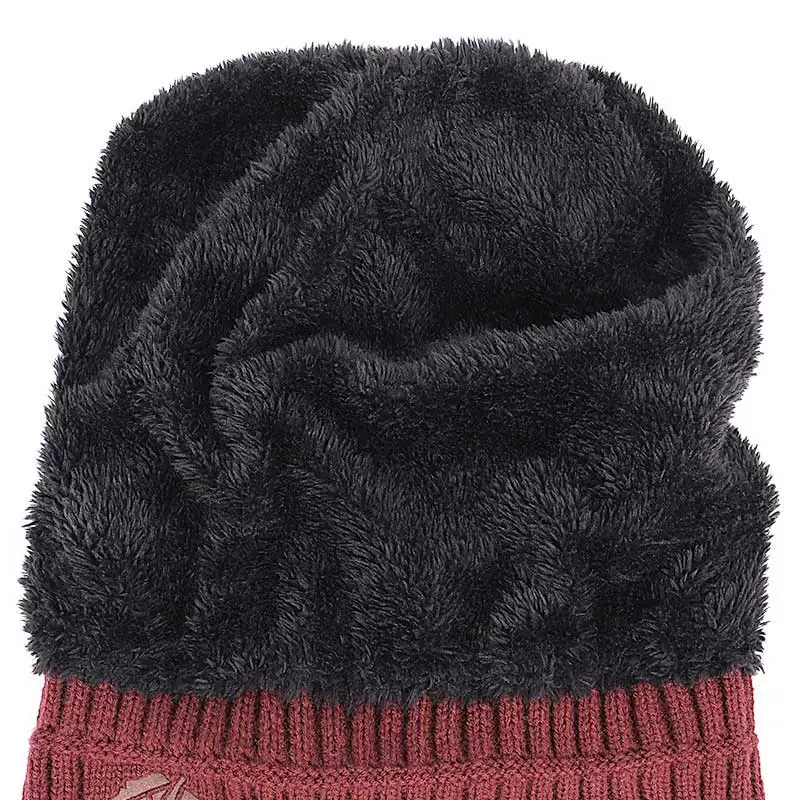 2019 кленовый лист зимняя шапка мужской шарф комплект для мужчин и женщин теплая