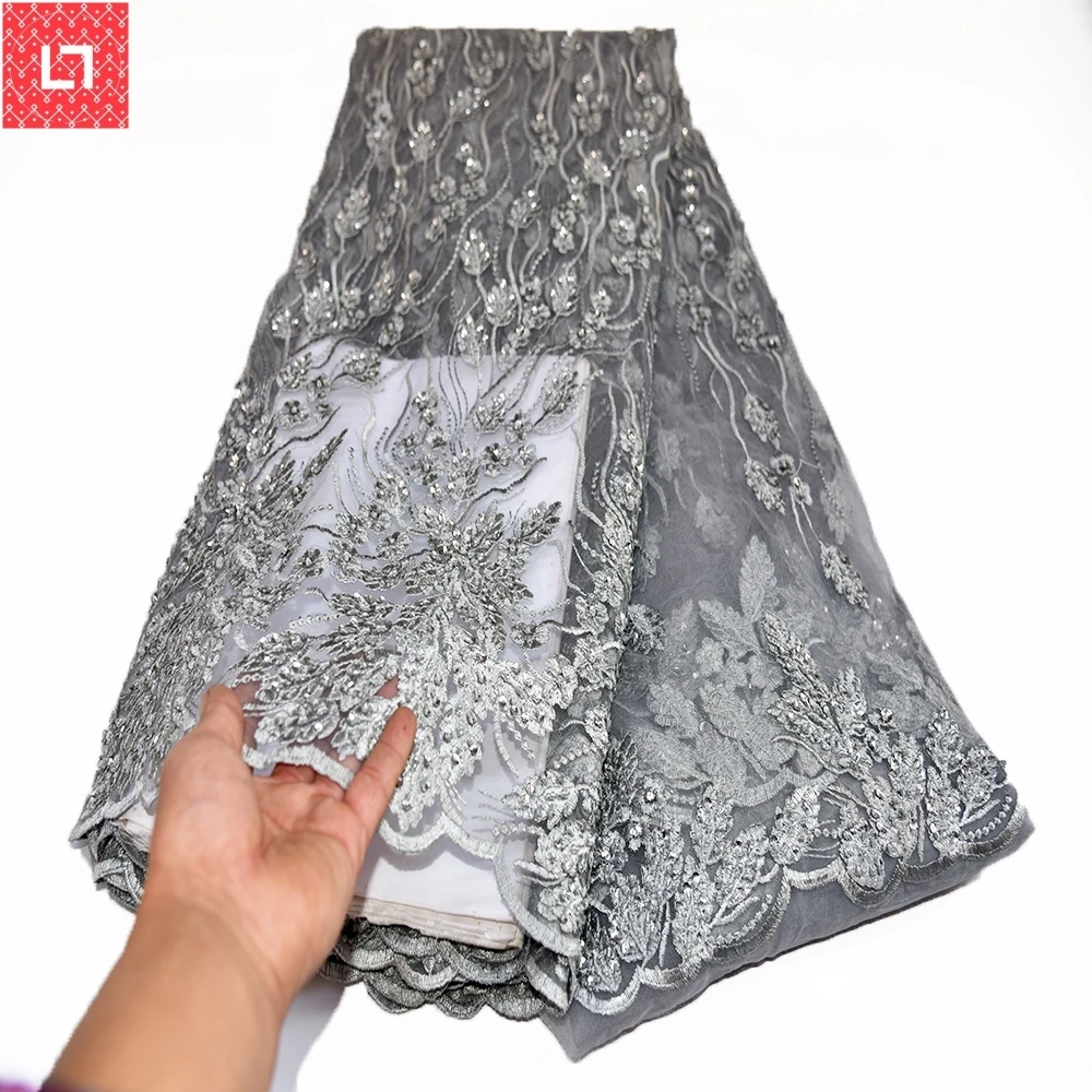 Новинка 2019 красивая африканская кружевная ткань французская вышивка 3D высокое