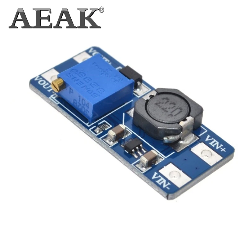 1 шт. Модуль повышения мощности MT3608 2A Max от 3 до 5 В В/9 В/12 В/24 В|power module|dc-dc step upstep up |