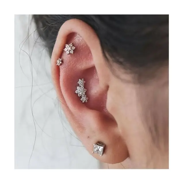 Милые носки с цветочным рисунком серьги стержни для Многослойные пышные платья