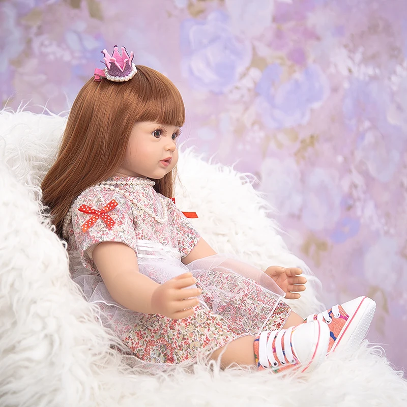 Кукла реборн принцессы подарок на день рождения игровой домик 60 см