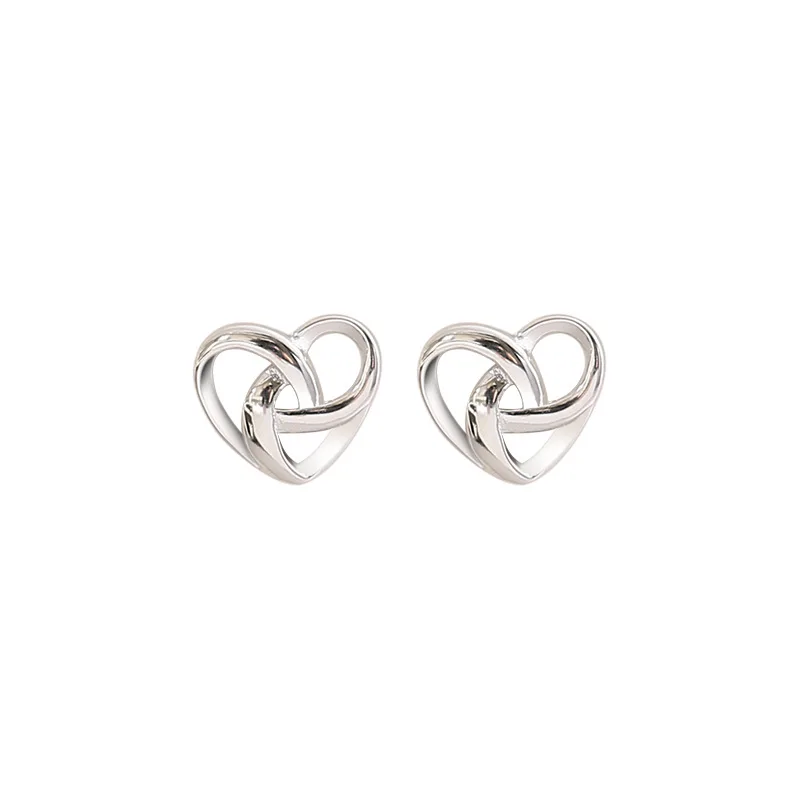 

Sterling Silver Small Heart Earrings Fashion Simple and Elegant Girl Earrings Valentine's Day Birthday Gift Jewelry Gift