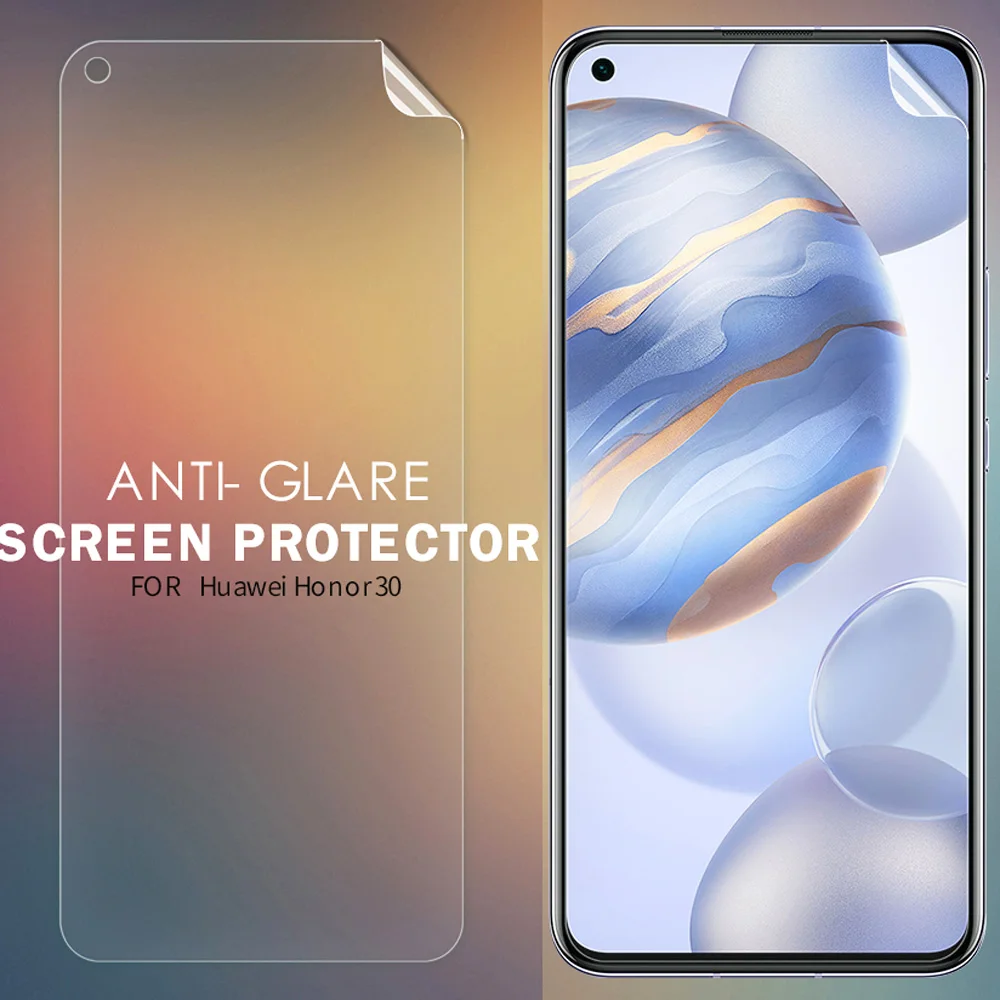 Nillkin HD Прозрачная Матовая защитная пленка мягкая для Huawei Honor 30|Защитные стёкла и
