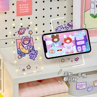 Kawaii Phone Stand Holder for Mobile Phone Ipad Desktop Organizer Cute Portable Holder Detachable Support Cartoon Lazy Bracket