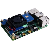 for raspberry pi 4b3b3b poe power over ethernet module with cooling fan