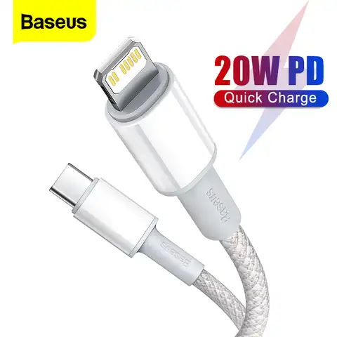 USB-кабель Baseus для iPhone 12/11 Pro/Xs Max, 20 Вт