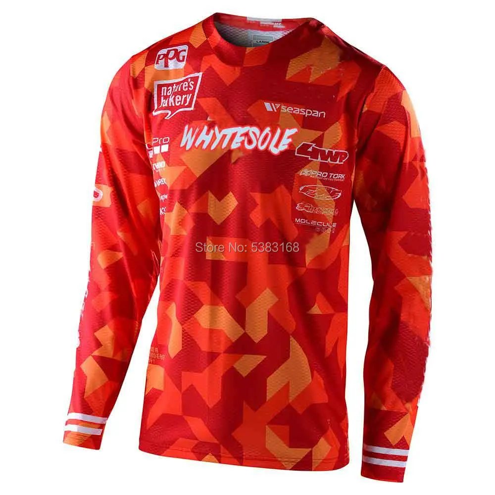 

2021 motocross mtb downhill jersey MX dh mountain Jersey quick drying BMX jersey