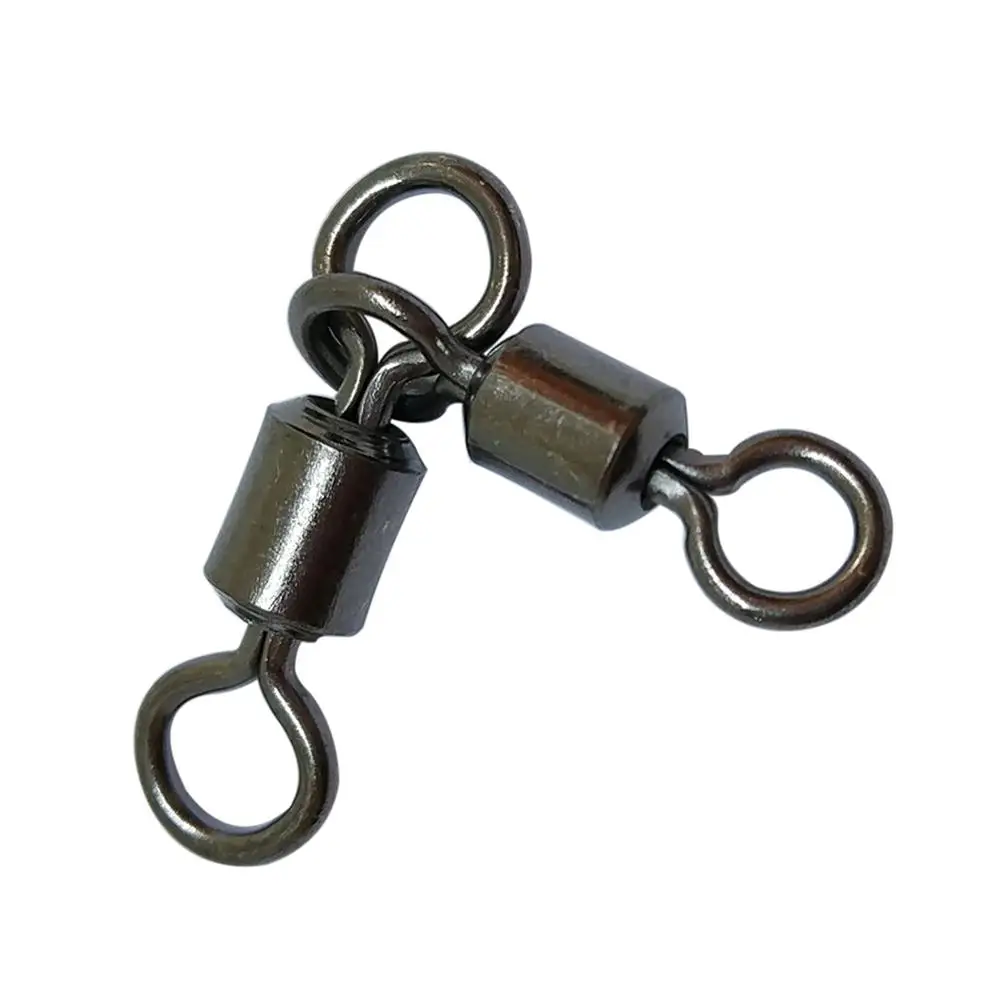 10/20 шт. трехходовые рыболовные вертлюжные вертлюги треугольные крючки