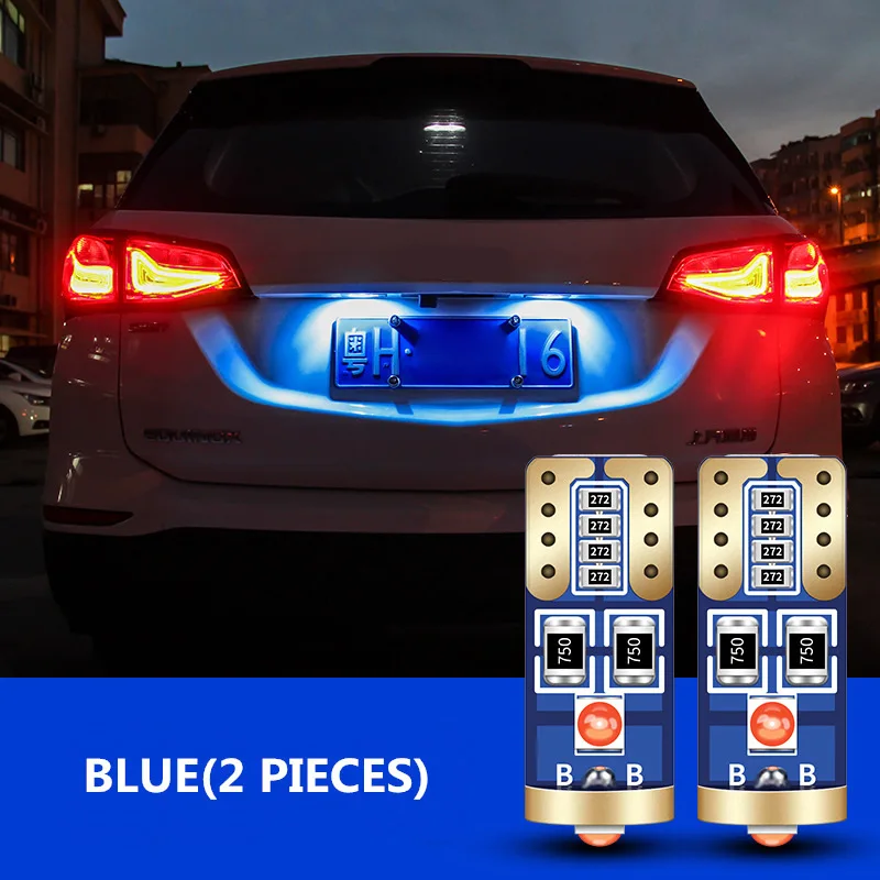 2 шт. T10 W5W светодиодные лампы 194 168 интерьер автомобиля светильник для Nissan Note Tiida