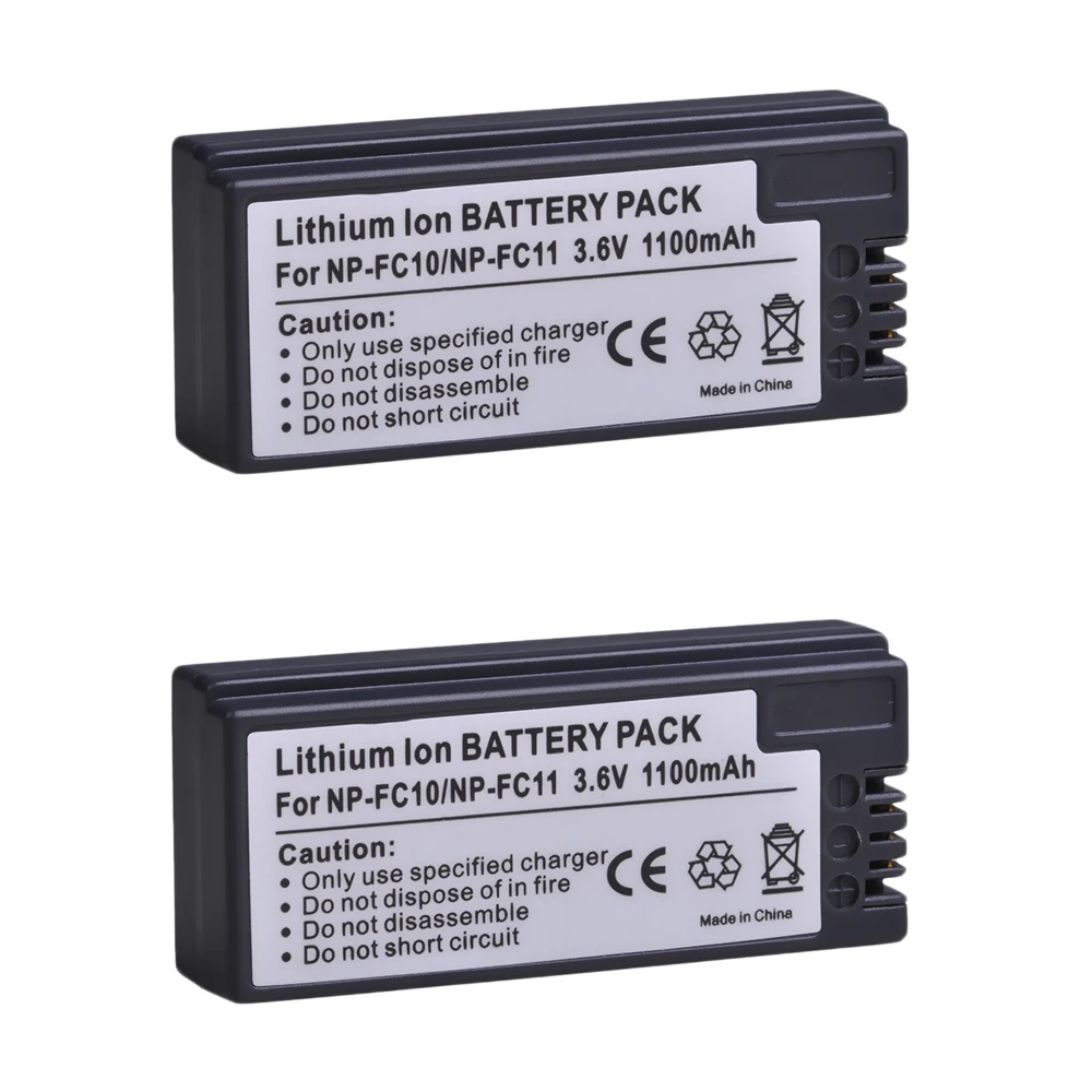 2x NP FC10 FC11 NPFC10 NPFC11 Li Ion Батарея для Sony DSC F77 F77A FX77 P10 P12 P2 P3 P5 P7 P8 P9 V1 Камера|Цифровые