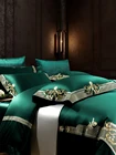 Роскошный комплект постельного белья из египетского хлопка, пододеяльник размером постельное белье с вышивкой евро, покрывало, простыня
