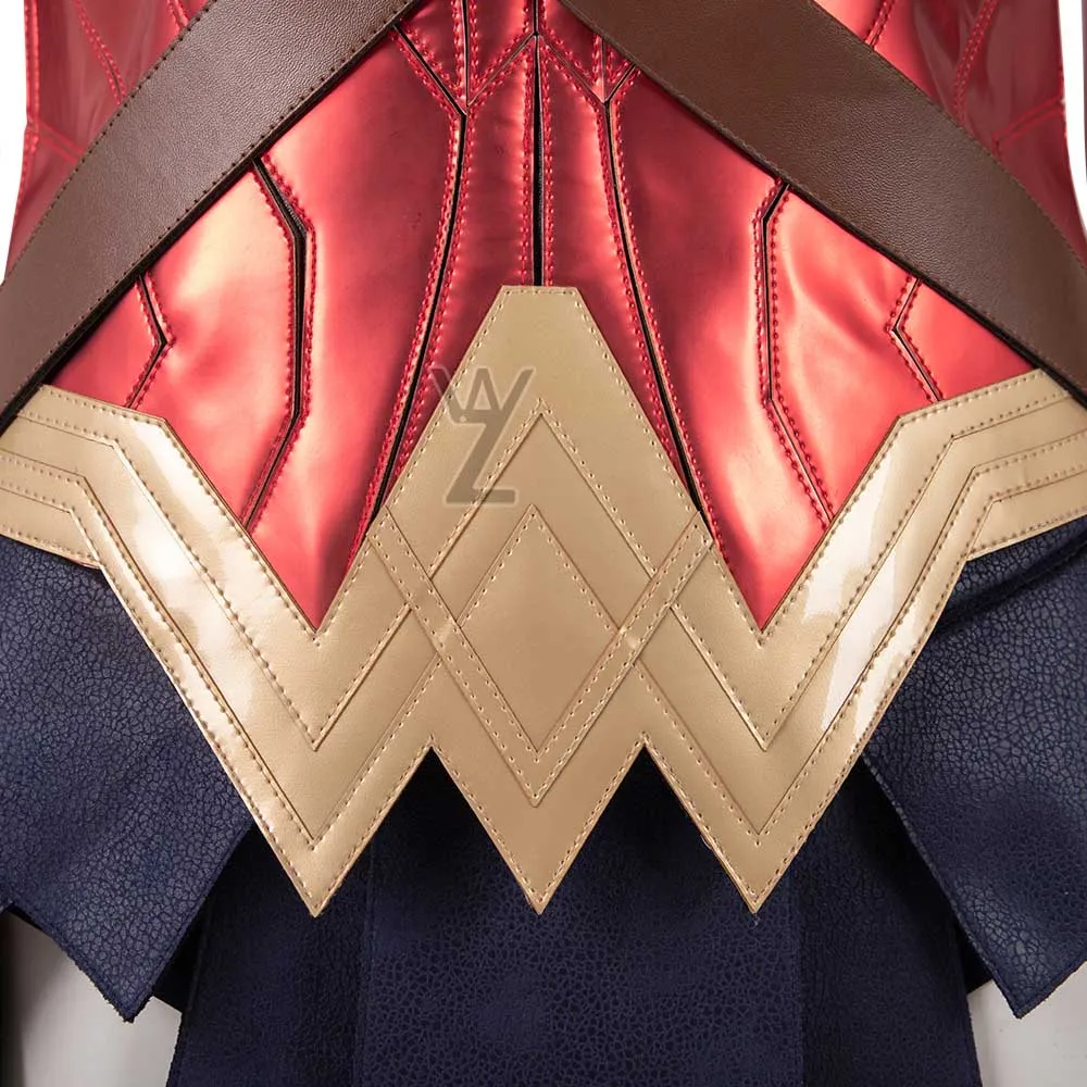 Хэллоуин сексуальный костюм Дианы принца Wonder Woman 1984 Косплей Карнавальный костюм супергероя наряды мини юбка полный комплект