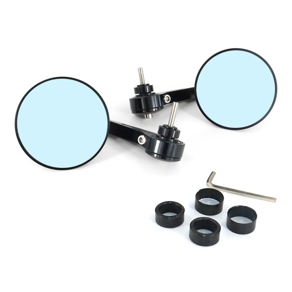 

Fit For Honda CBR600RR CBR900RR VFR800 VTR1000 7/8" 22mm CNC Aluminum Universal Handle Bar Rearview Side Mirrors Bar End Mirror