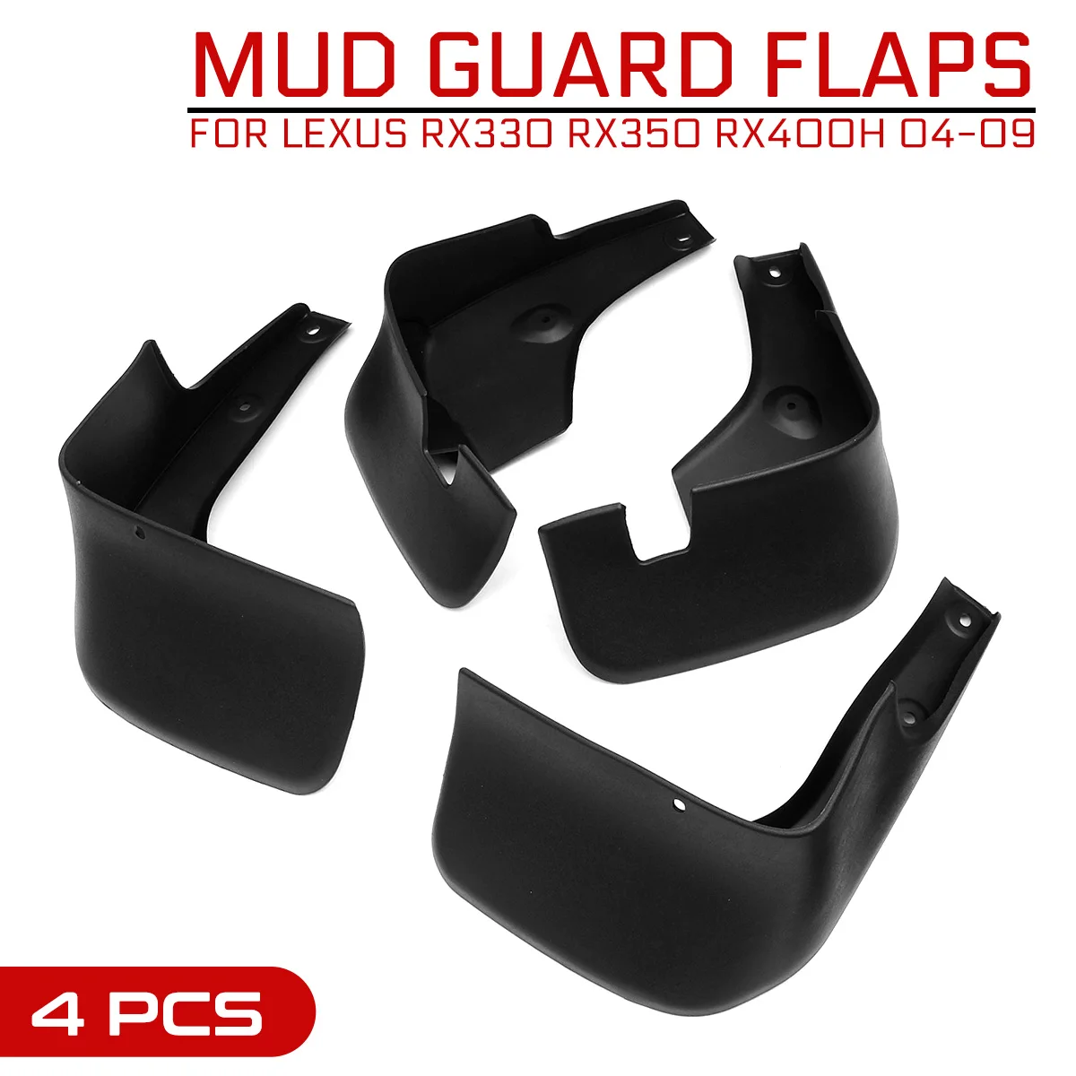 

Front Rear Car Mud Flaps For Lexus RX330 RX350 RX400H 2004-2009 Mudflaps Mudguards Splash Guard for Fender Accessories