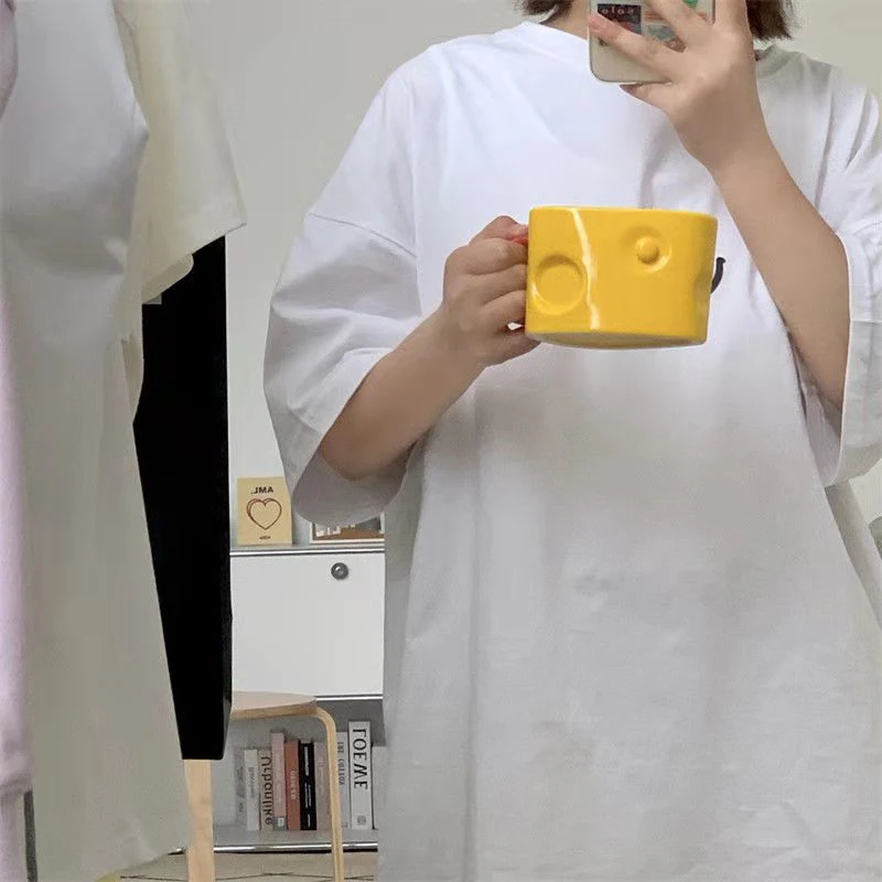 Креативная индивидуальная мультяшная трендовая кружка для молока и кофе в форме