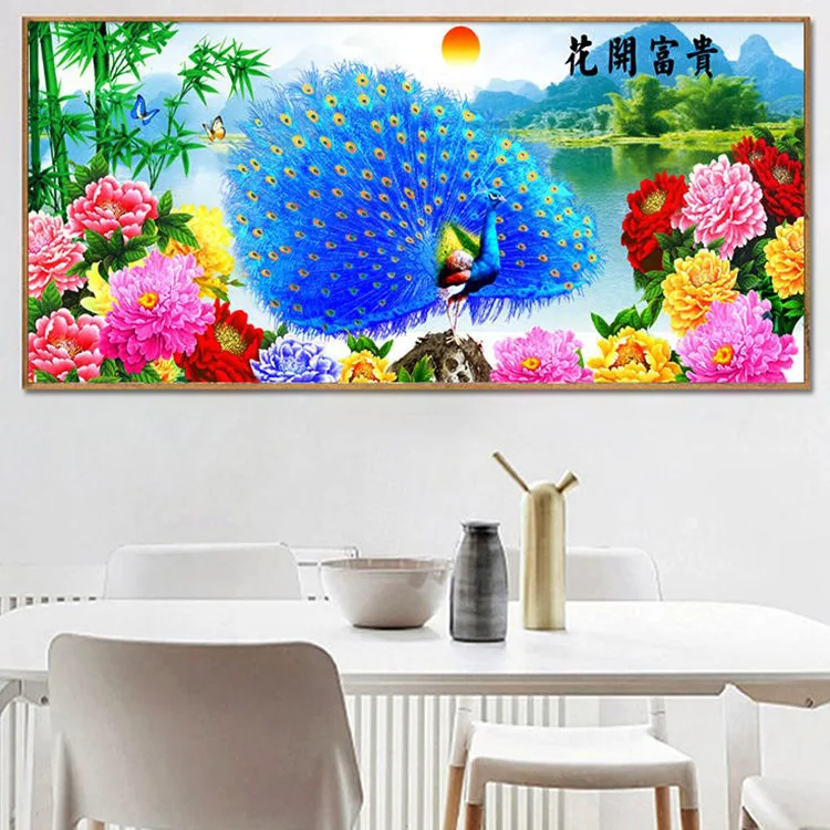 

Peacock diamond painting