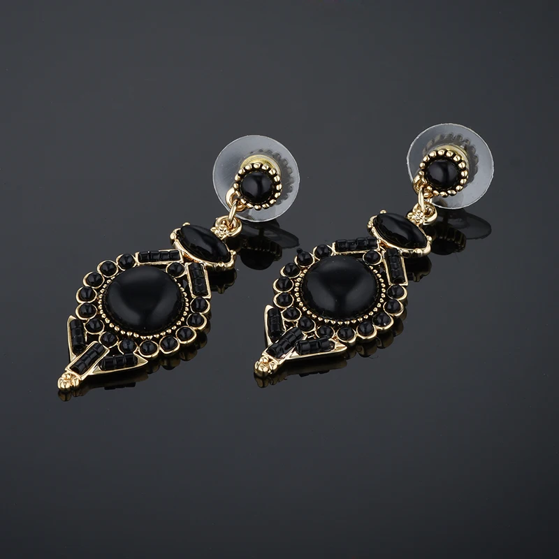 Винтажные Этнические украшения индийские серьги Jhumka с красными бусинами