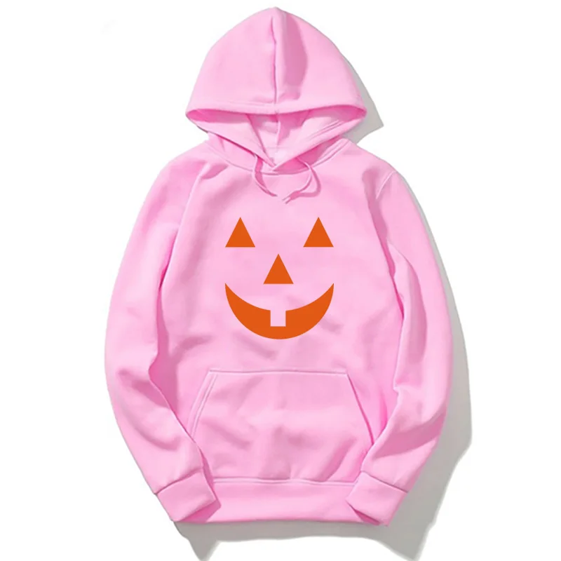 Halloween sweater hoodie clown print sweater European and American couple hoodie