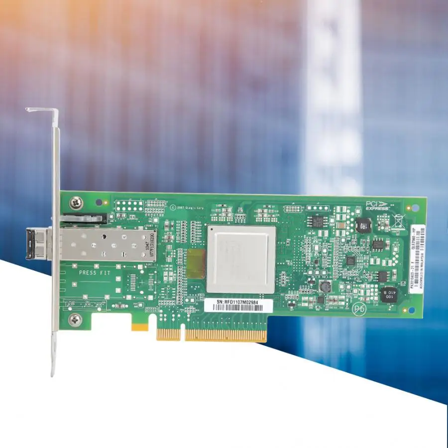 For QLOGIC QLE2560 Fibre Card PCI-E 8G PCle2.0 8x Slot Single Port for HP HBA Module Cards | Компьютеры и офис