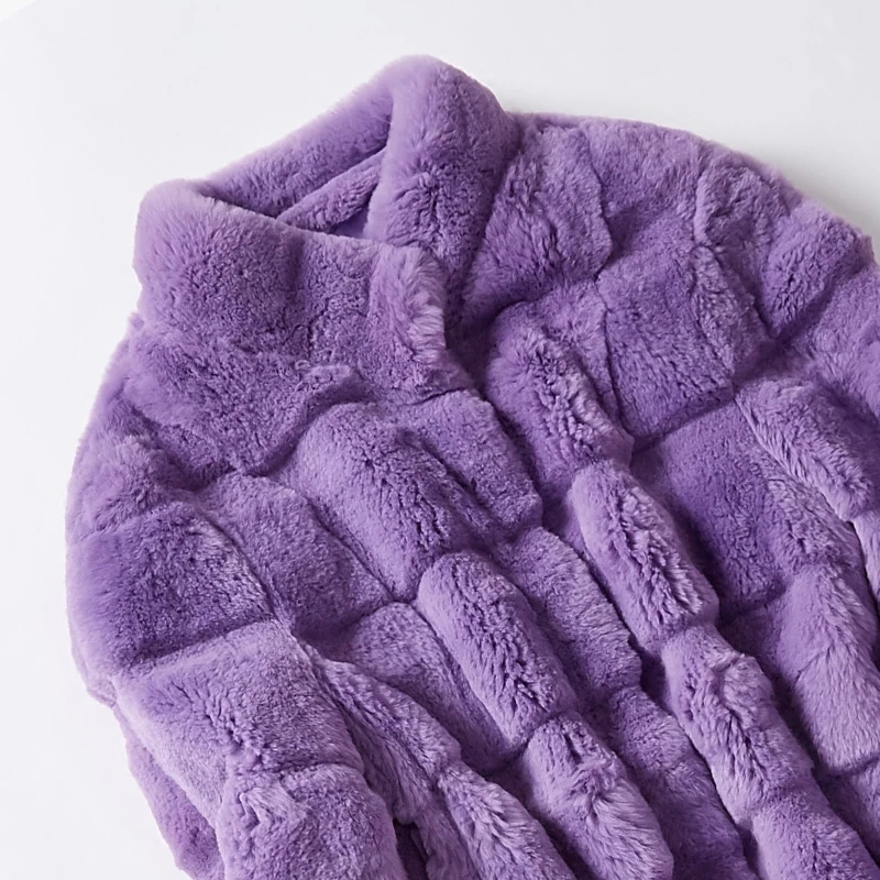 

Пальто из натурального кроличьего меха, женская зимняя куртка, куртки из натурального меха для женщин, одежда 2020, Chaqueta Mujer MY3855