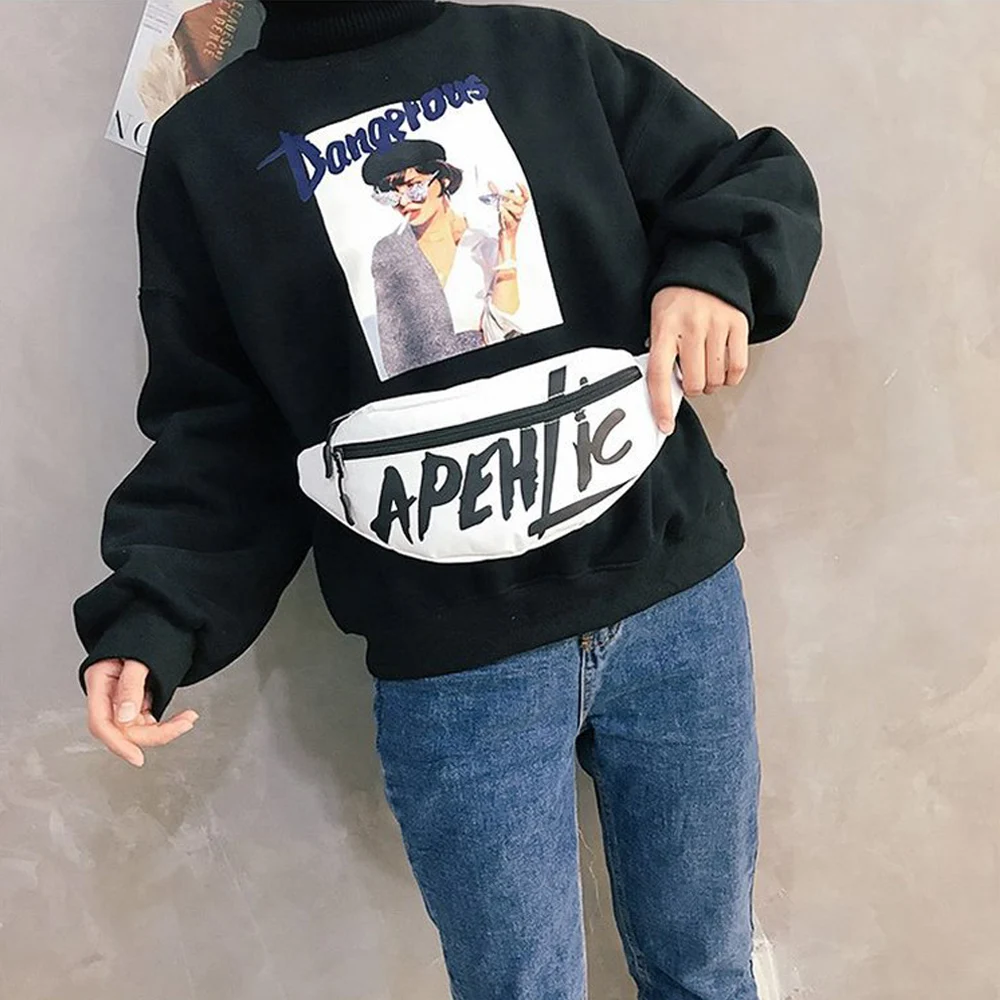 2019 поясная забавная сумка унисекс для женщин и мужчин дорожная Сумочка с блочным