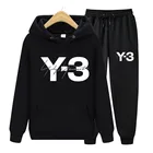 Классическая футболка Yohji Yamamoto, летняя черная одежда, популярная рубашка, хлопковые футболки, удивительные уникальные мужские топы с коротким рукавом