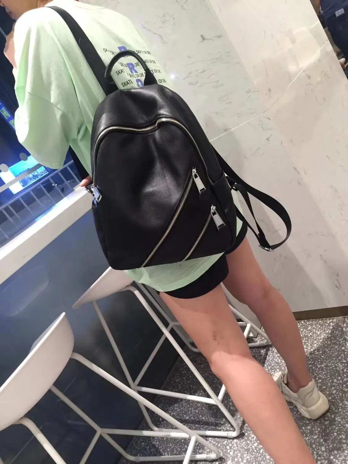 Kafunila женский рюкзак из натуральной кожи высокого качества сумки коровьей для