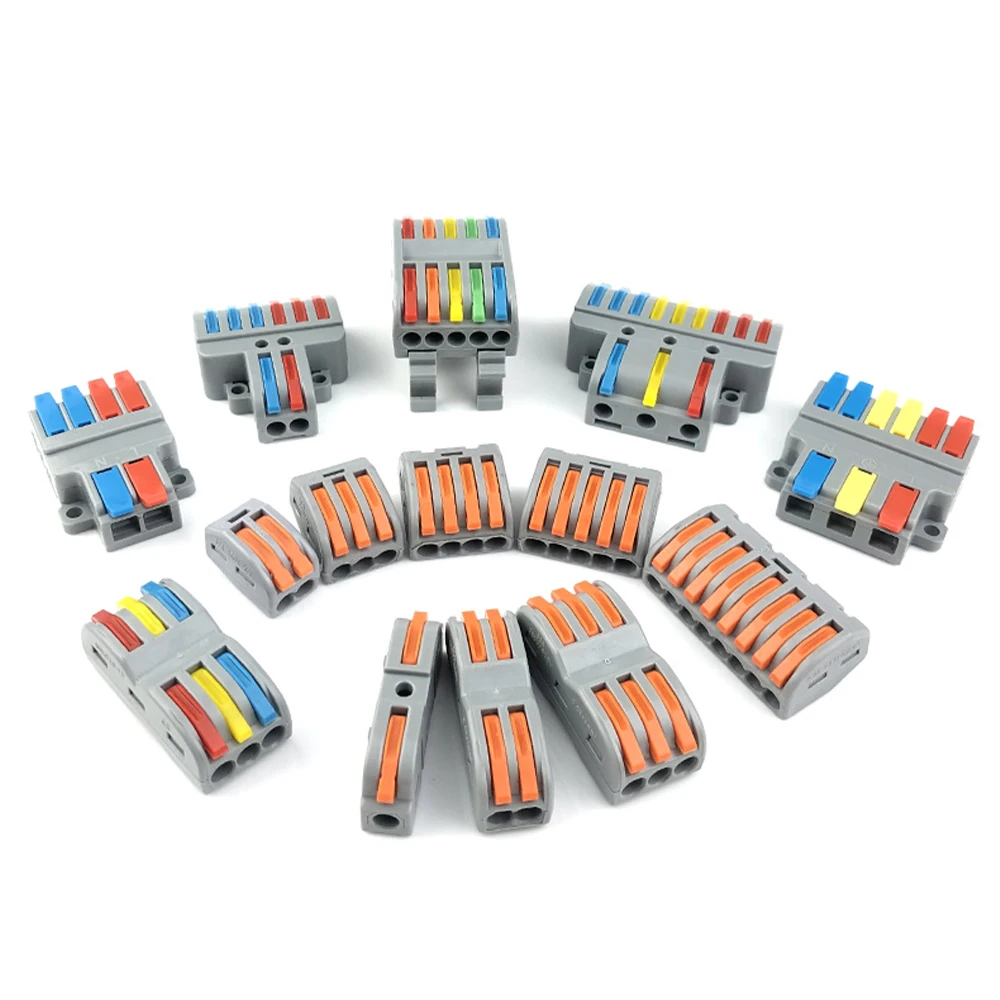 

10 / 20PCS universal cable wire connector fast household compact wire connection push-in terminal plug adapter PCT-212 213 214