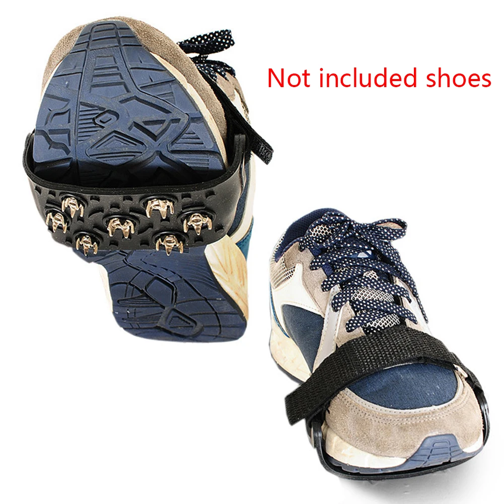 Фото 7-Stud Shoe Cover Universal Magic Sticker Camping Winter Antiskid Crampons Outdoor Spike Sports Climbing Ice Cleats Gripper Snow Обувь 7-Stud Shoe Cover Universal Magic Sticker Camping Winter Antiskid Crampons Outdoor Spike Sports Climbing Ice Cleats Gripper Snow Обувь
