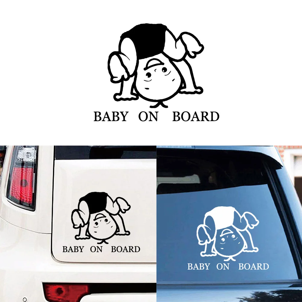Мультяшные наклейки с собакой на борту Автомобильная виниловая оболочка