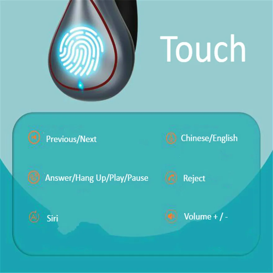 Наушники-вкладыши с костной проводимостью Hi-Fi наушники зажимом Bluetooth Tws гарнитура