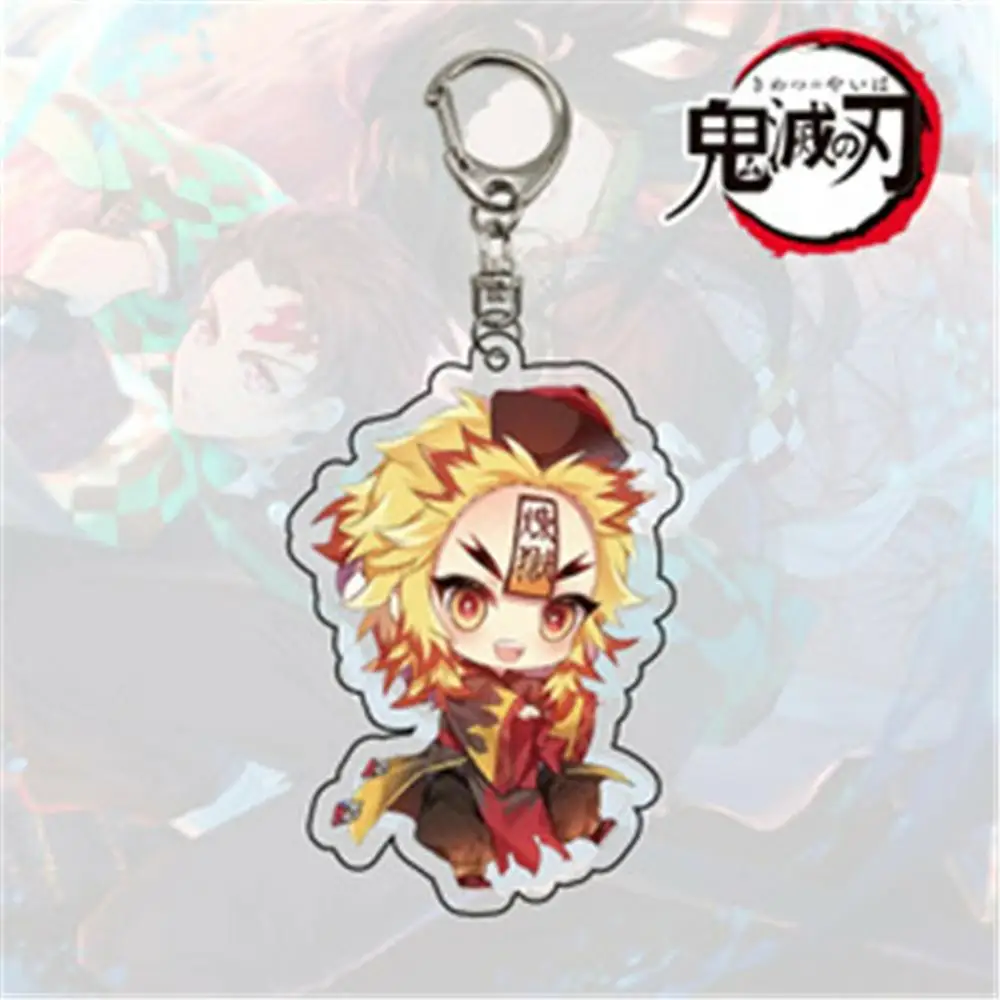 Аниме акриловые брелки Demon Slayer Kimetsu no Yaiba брелок для косплея любителей лучший