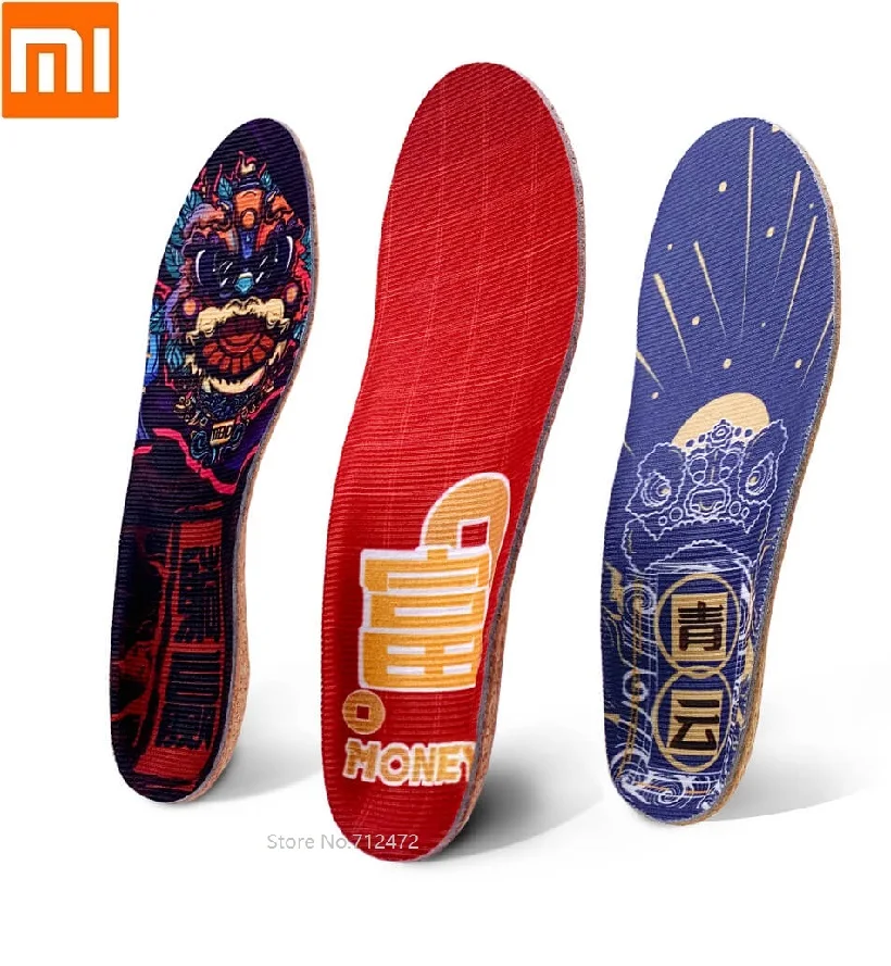 Удобные стельки Youpin для мужчин и женщин успокаивающие от пота дезодорирующие с