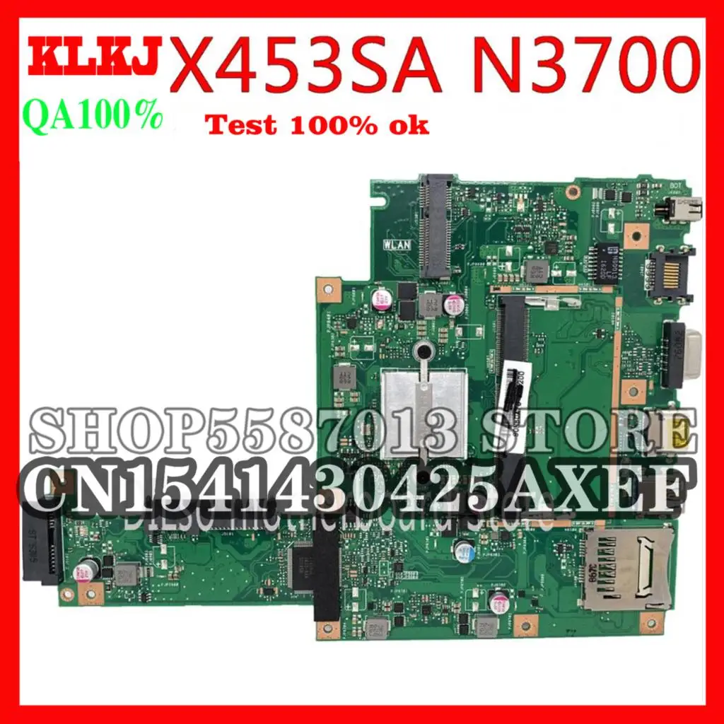 

KLKJ X453SA Motherboard For ASUS X453SA X453S X453 F453S Laptop Motherboard Original Notebook N3700 Test Motherboard In Stock