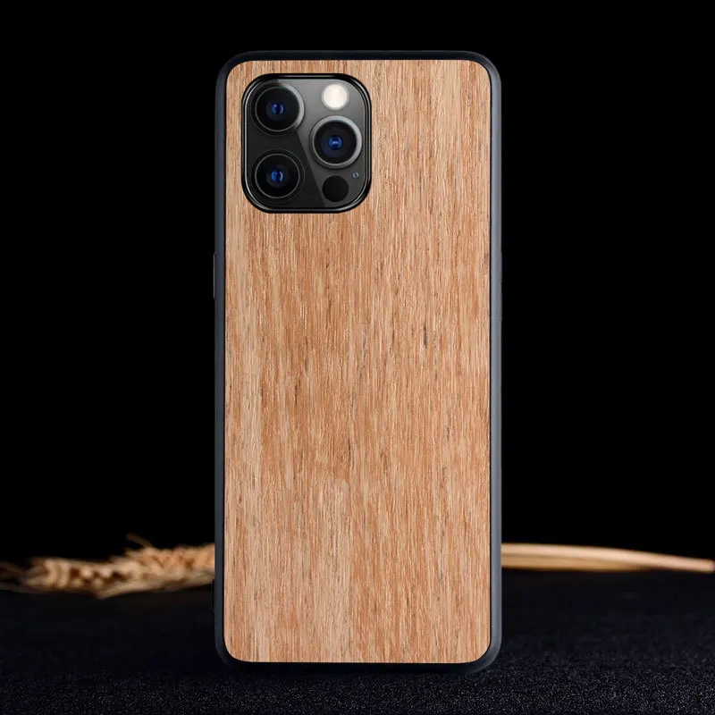 

Noble Artificial Wood Grain Phone Case for iPhone 12 Mini 11 Pro Max XR X XS Max 8 7 Plus Shockproof Protection Back Cover
