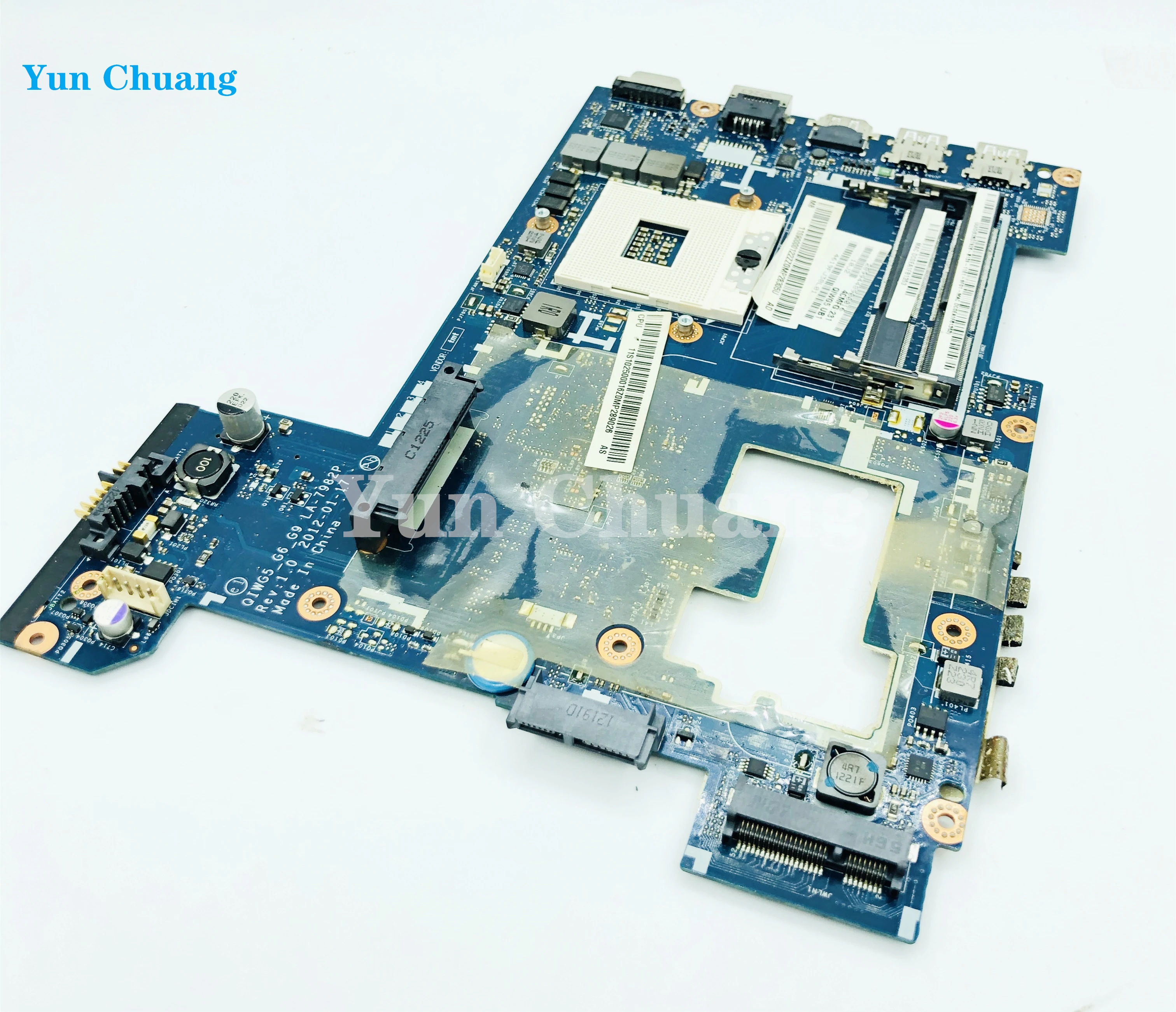 QIWG5_G6_G9 LA-7982P материнская плата для ноутбука Lenovo G480 ноутбук mtherboard PGA989 HM76 DDR3 100%