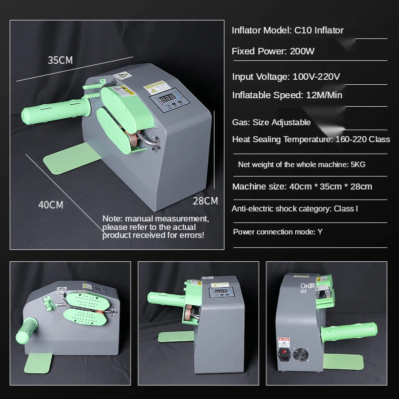 

Bubble Bag Machine Hoist film Air Column Bag Inflator Automatic filling Air Pillow Bag Buffer Air Cushion Machine