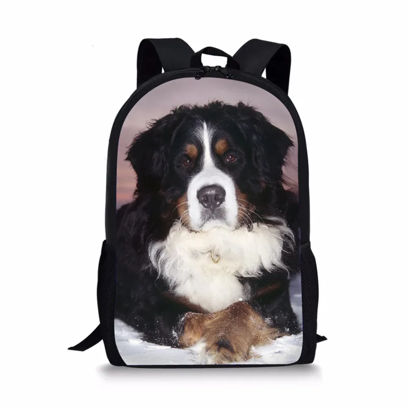 Рюкзаки Bernese Mountain Dog для девочек-подростков, Женский школьный ранец на плечо, студенческий портфель на заказ