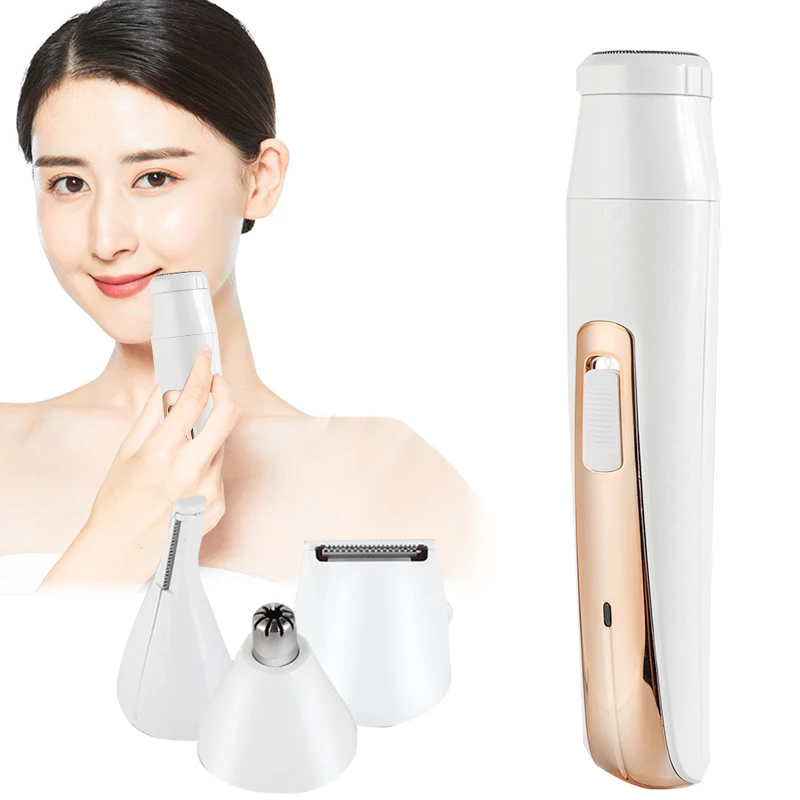 4 в 1 женский эпилятор портативный многофункциональный электрический станок для