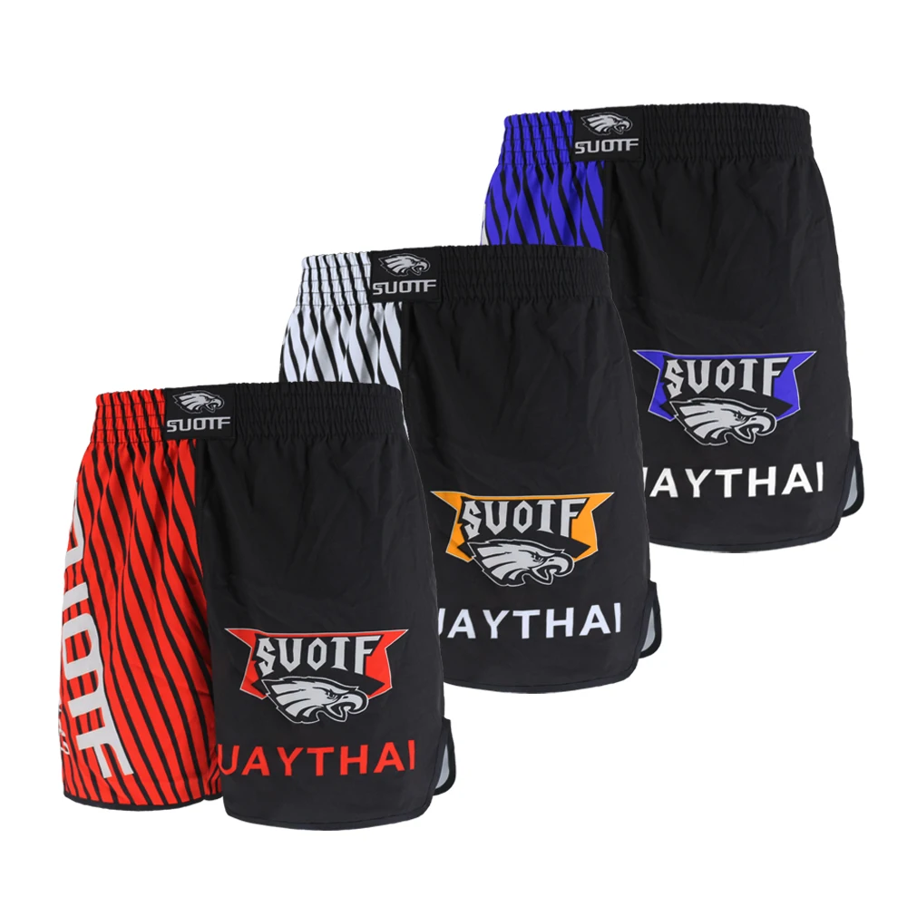 

Men's Women's Children's Muay Thai Boxing Shorts MMA Fighting Boxer Boxing Sportswear Training Sanda Fitness Shorts 2021