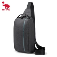 oiwas fashion men chest bag waterproof short trip shoulder chest pack male waterproof sling messenger bags mens crossbody bag