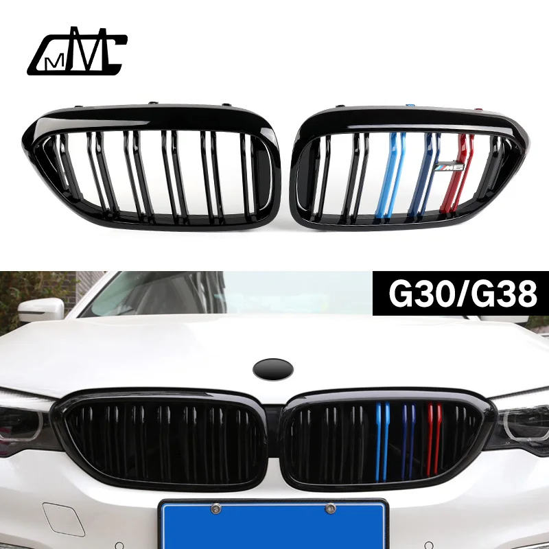 

Передняя решетка радиатора для Bmw 5 серии G30 G38 2018-2019 525I 530I 540I 550I, 1 пара