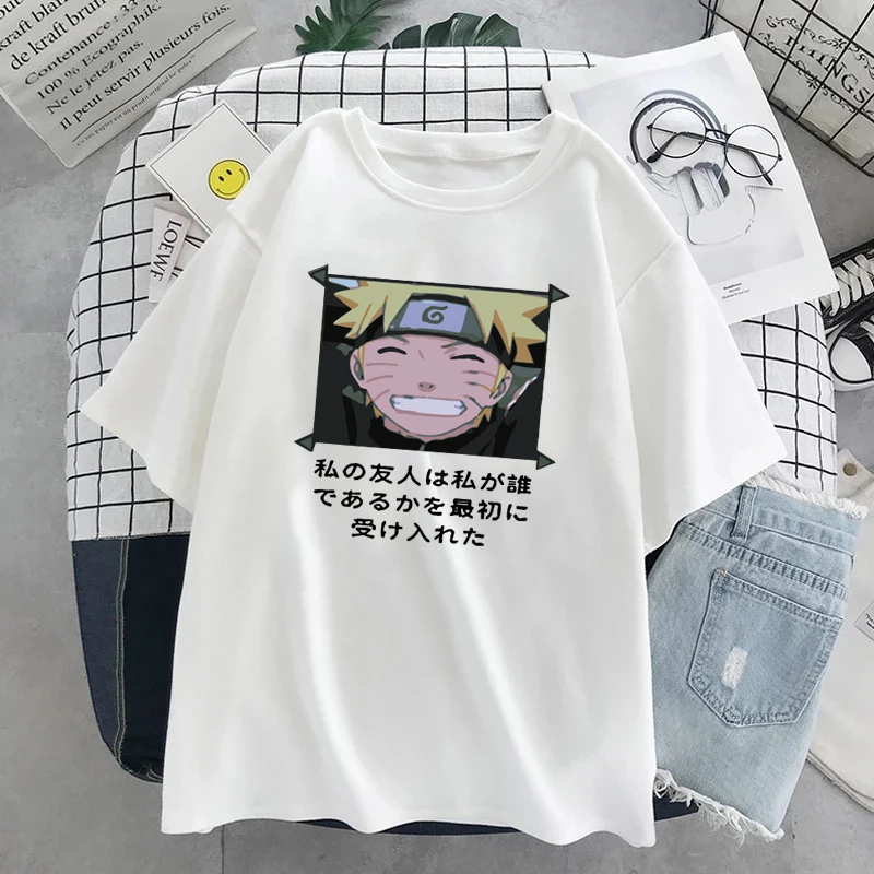

2020 T-shirt Naruto T Shirt Akatsuki Harajuku Funny Cartoon T-shirt Japanese Anime Streetwear Sasuke Ullzang Tshirt 90s Top Tees