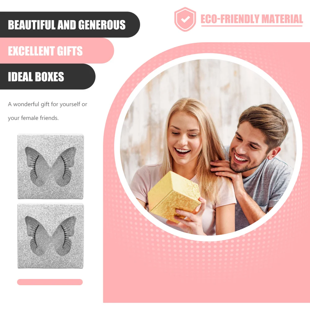 

30PCS Empty Lash Box Case Pattern False Eyelashes Storage Case