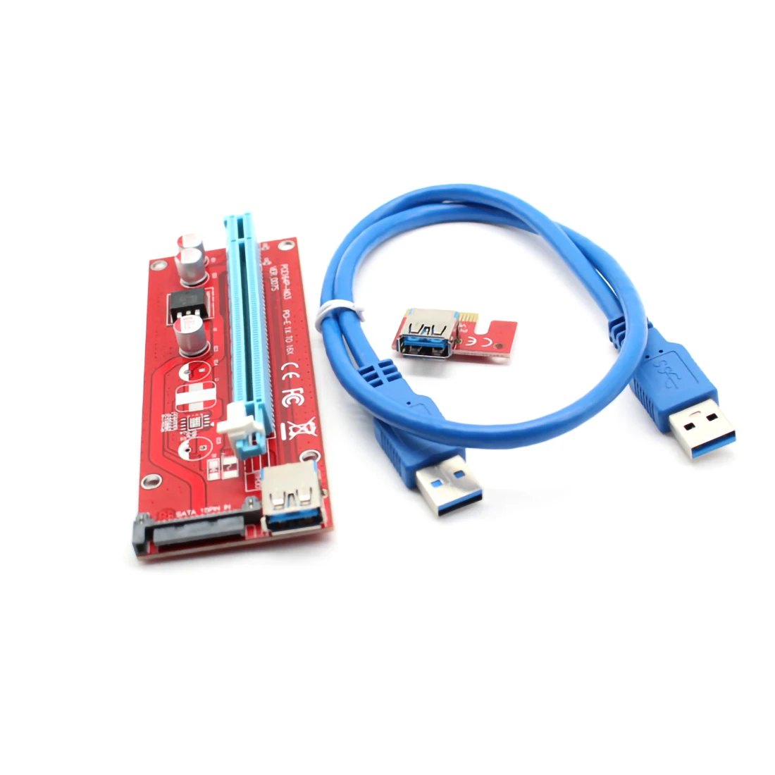 Плата расширения PCIE Express PCI E 1X до 16X с кабелем USB 3 0|Платы расширения| |