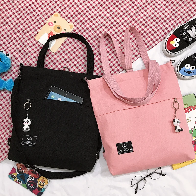 

Women Backpacks for Teenage Girls 2020 Summer Brand New Female Casual Canvas Students School Shoulder Bags Travel Backpacks