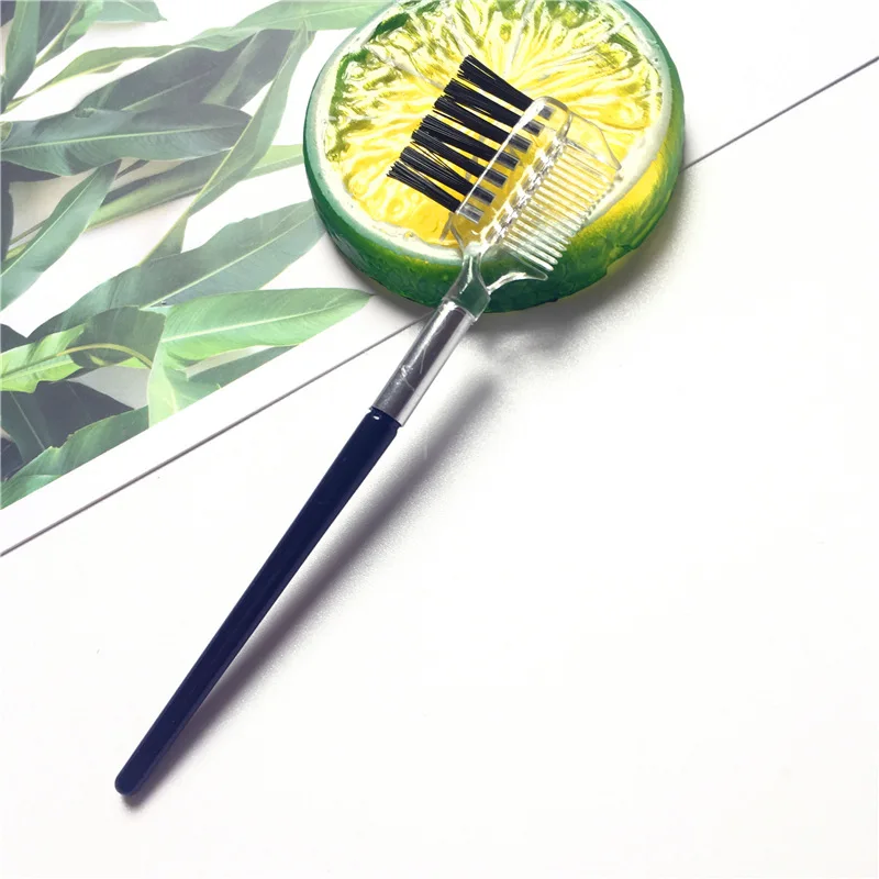 Новая горячая распродажа высокое качество Бровей Ресниц двойная расческа