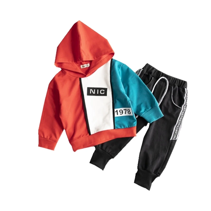 Новинка Сезон весна осень Комплект одежды для маленьких девочек Детские