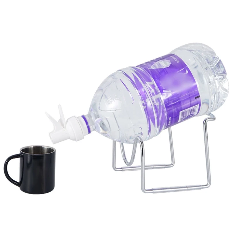 

Outdoor Camping 5L Bucket Bracket Bottled Water Inverted Drinking Shelf Portable 448D